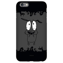 Load image into Gallery viewer, Courage the Cowardly Dog Scary Shadow Phone Case for iPhone and Galaxy
