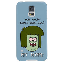 Load image into Gallery viewer, Regular Show &quot;You Know Who&#39;s Calling? My Mom!&quot; Phone Case for iPhone and Galaxy
