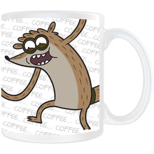 Load image into Gallery viewer, Regular Show Mordecai and Rigby Coffee 11-Ounce Mug
